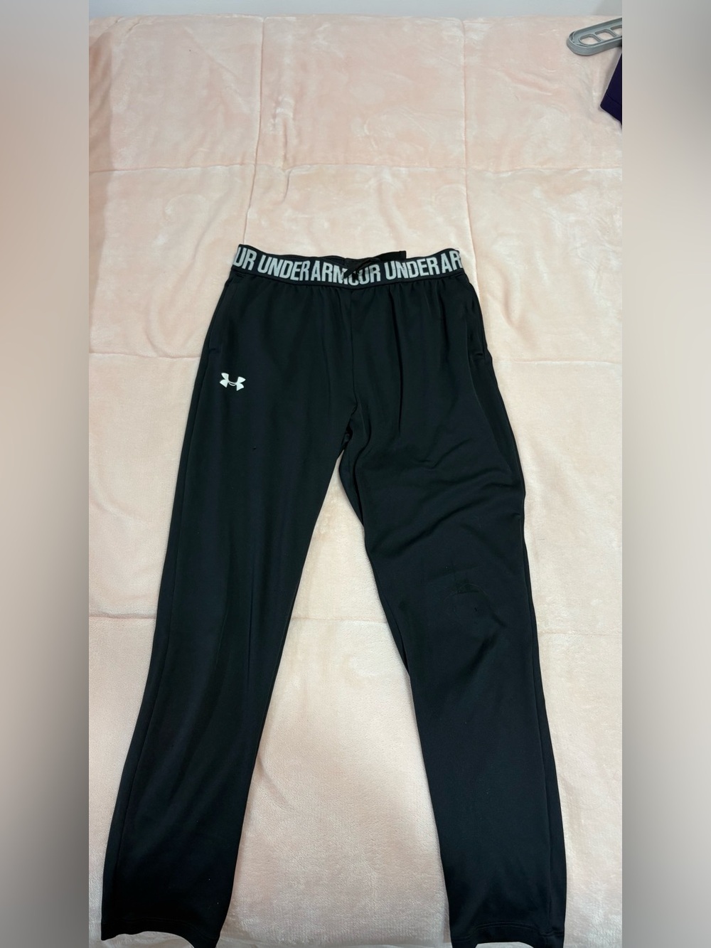 Under Armour Kids Black Performance Joggers with Branded Waistband